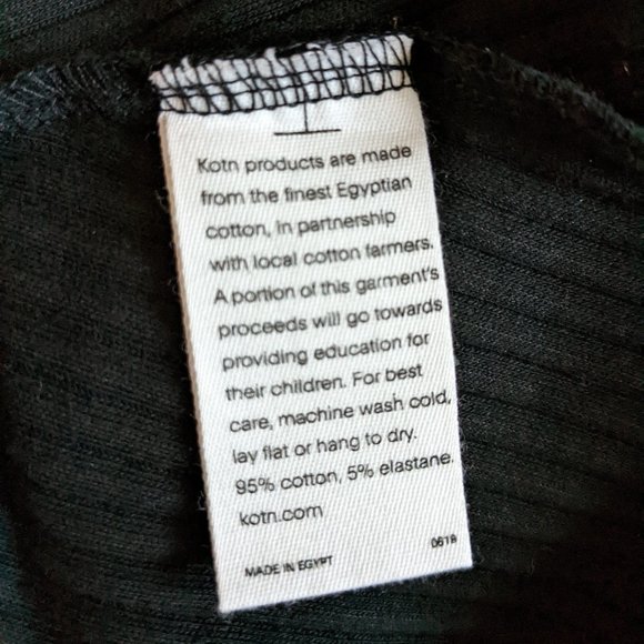 Kotn Black Ribbed Turtleneck Dress - Picture 3 of 4